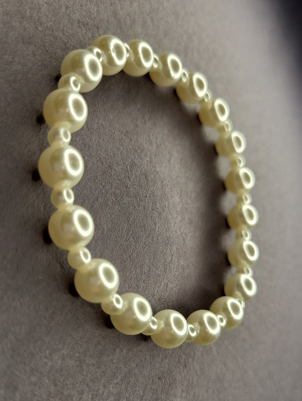 Classic Ivory 7mm Pearl Stretch Bracelet